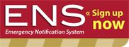 Sign up for ENS (emergency notification system)